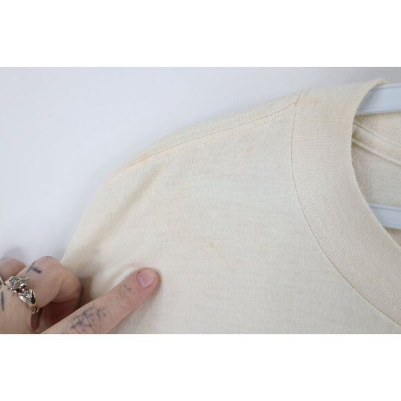 Vtg 90s Streetwear Mens Large Distressed Southern Pacific AC-12 Train T-Shirt - Picture 10 of 16